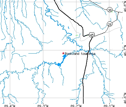 Rockland township, MI map