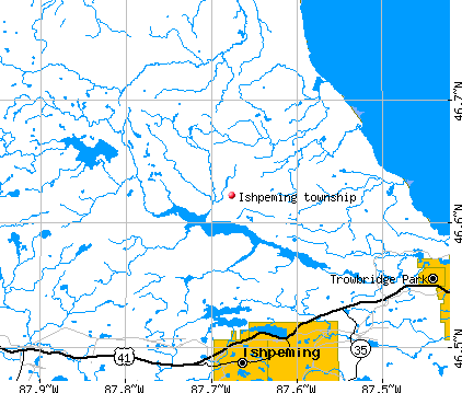 Ishpeming township, MI map