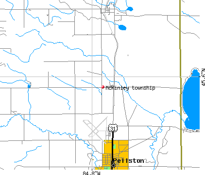 McKinley township, MI map