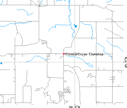 Pleasantview township, MI map