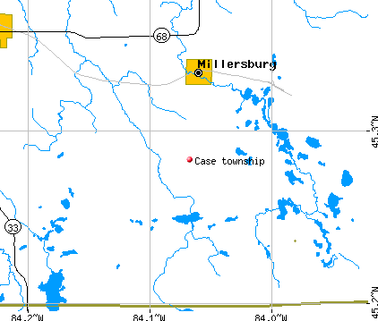 Case township, MI map