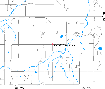 Dover township, MI map
