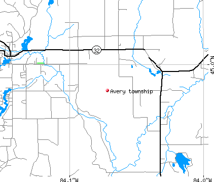 Avery township, MI map
