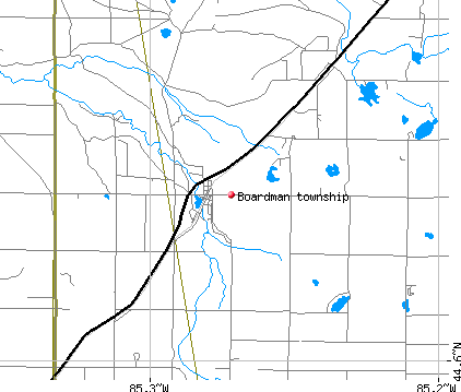 Boardman township, MI map