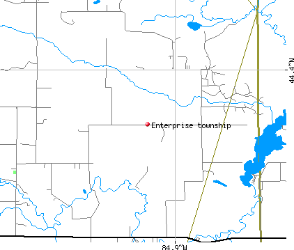 Enterprise township, MI map