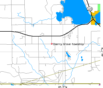 Cherry Grove township, MI map