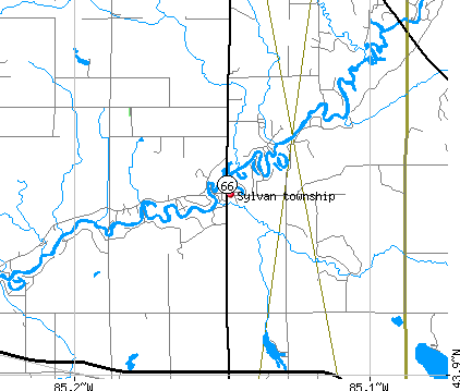 Sylvan township, MI map