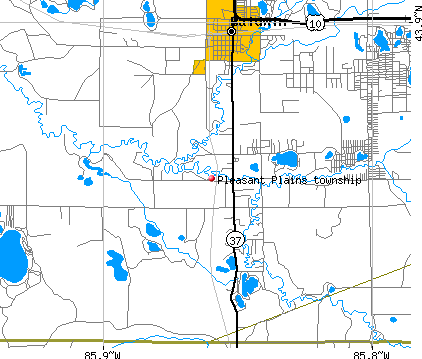 Pleasant Plains township, MI map