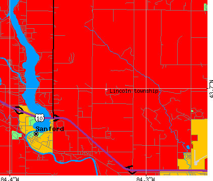 Lincoln township, MI map