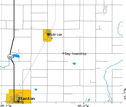 Day township, MI map