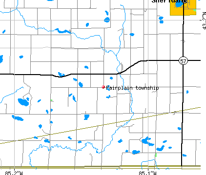 Fairplain township, MI map