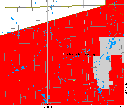 Cohoctah township, MI map