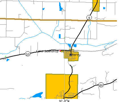 Lake township, AR map