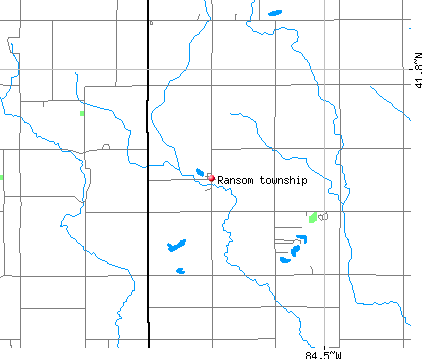 Ransom township, MI map