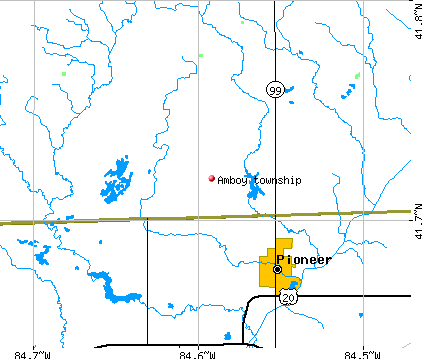 Amboy township, MI map