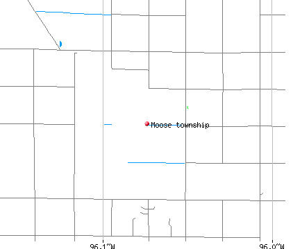 Moose township, MN map