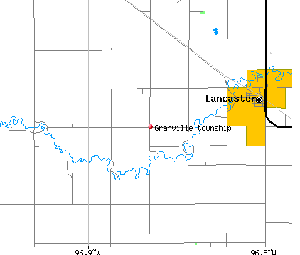 Granville township, MN map
