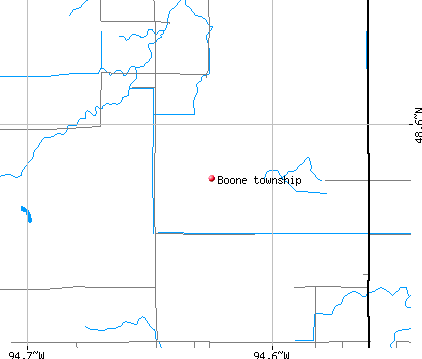 Boone township, MN map