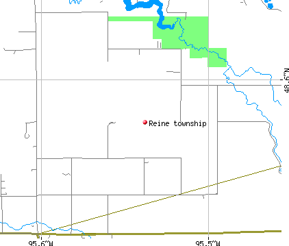 Reine township, MN map