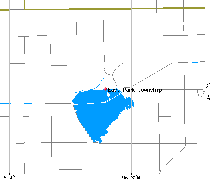 East Park township, MN map
