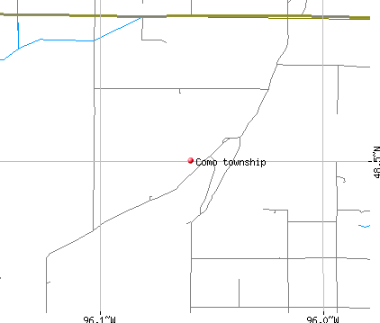 Como township, MN map