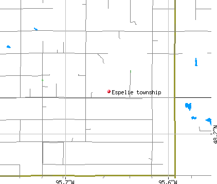 Espelie township, MN map