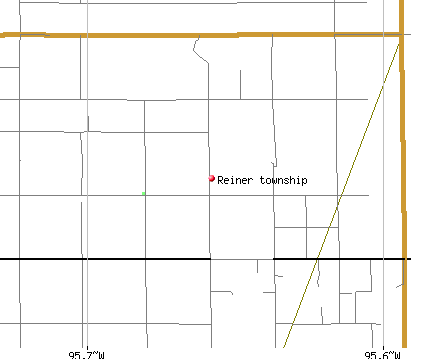 Reiner township, MN map