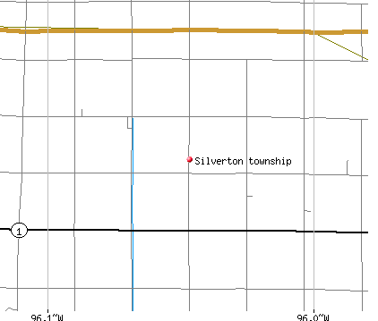 Silverton township, MN map