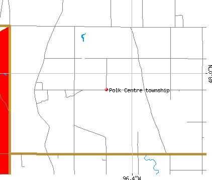Polk Centre township, MN map