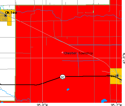 Chester township, MN map