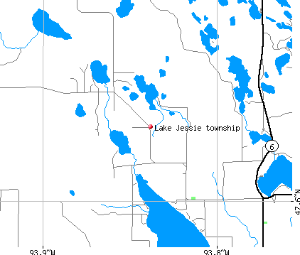 Lake Jessie township, MN map