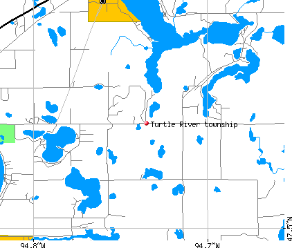 Turtle River township, MN map