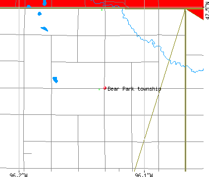 Bear Park township, MN map