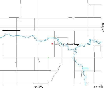 Lake Ida township, MN map