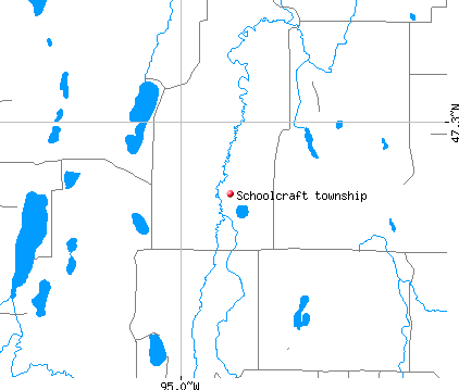 Schoolcraft township, MN map