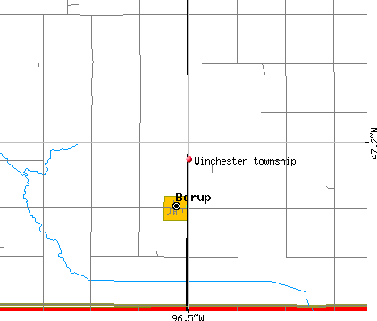 Winchester township, MN map
