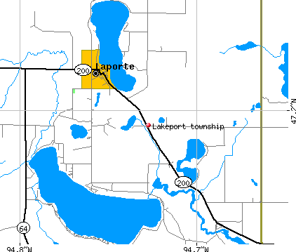 Lakeport township, MN map
