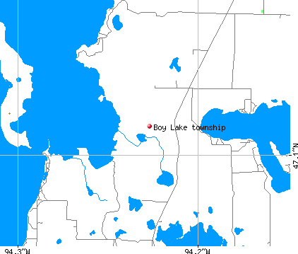 Boy Lake township, MN map
