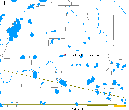 Blind Lake township, MN map