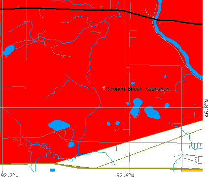 Stoney Brook township, MN map