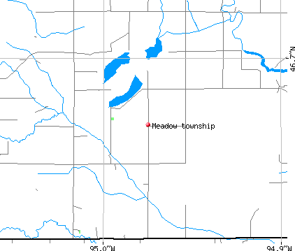 Meadow township, MN map
