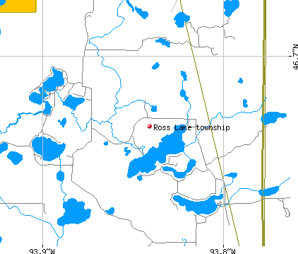Ross Lake township, MN map