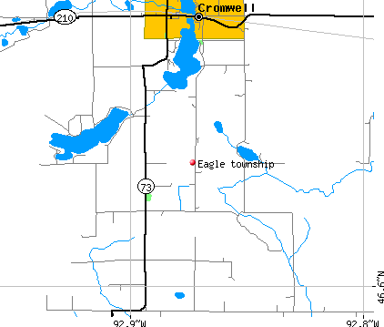 Eagle township, MN map