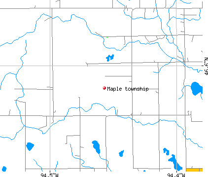 Maple township, MN map