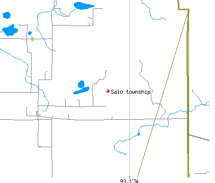 Salo township, MN map
