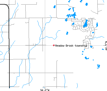 Meadow Brook township, MN map