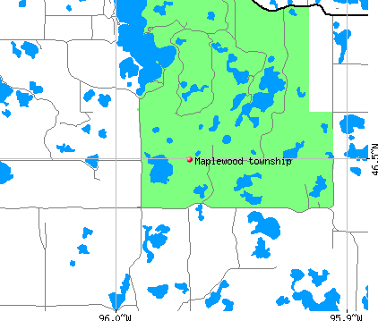 Maplewood township, MN map