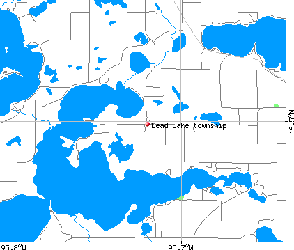 Dead Lake township, MN map