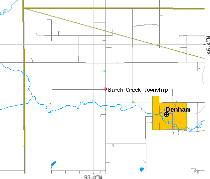 Birch Creek township, MN map