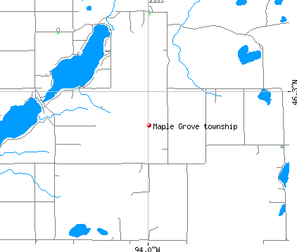 Maple Grove township, MN map